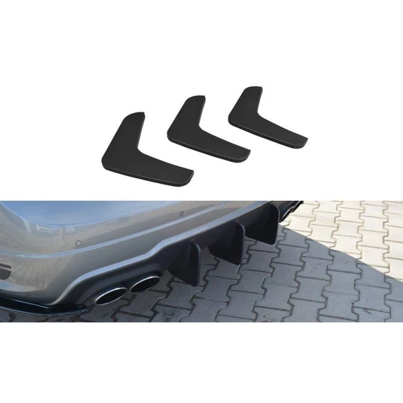 REAR DIFFUSER v.1 Mercedes C W204 AMG-Line (FACELIFT)