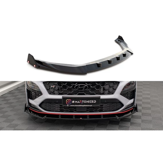 Első Splitter V.2 + Flaps Hyundai Kona N Mk1