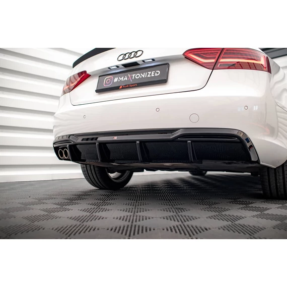 Hátsó Diffúzorok Audi A5 8T Facelift (Version with dual exhausts on one side)