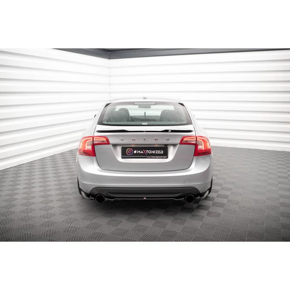 Központi Hátsó Splitter for Volvo S60 R-Design Mk2