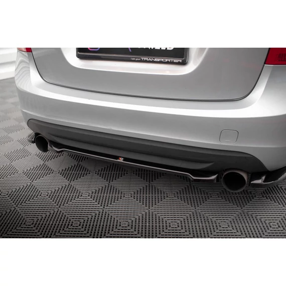 Központi Hátsó Splitter for Volvo S60 R-Design Mk2