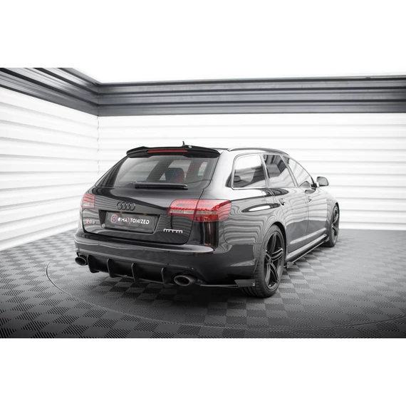 Street Pro Hátsó Oldalsó Splitter + Flaps Audi RS6 Avant C6