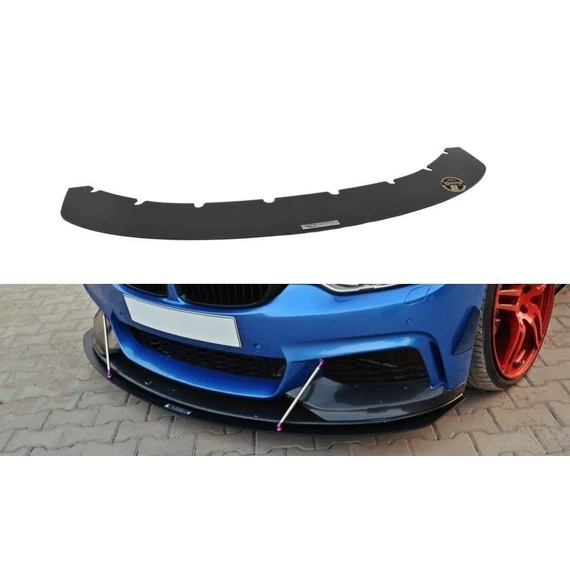 FRONT RACING SPLITTER v.3 for BMW 4 F32 M-PACK & M-Performance