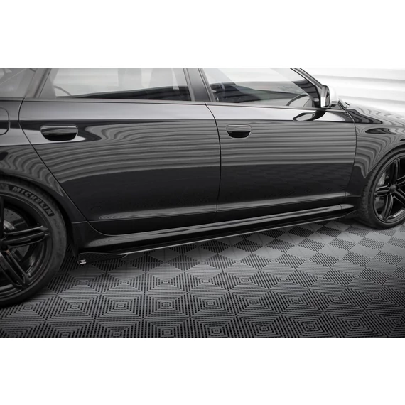 Street Pro Oldalsó szoknyák Diffúzorok + Flaps Audi RS6 Avant C6