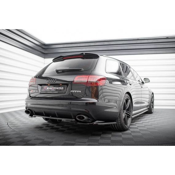 Központi Hátsó Splitter (with vertical bars) Audi RS6 Avant C6