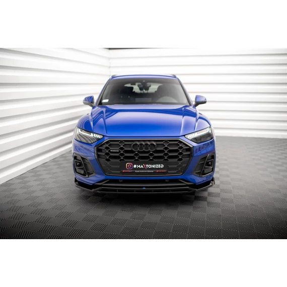 Első Splitter V.1 Audi SQ5 / Q5 S-Line SUV / Sportback Mk2 Facelift
