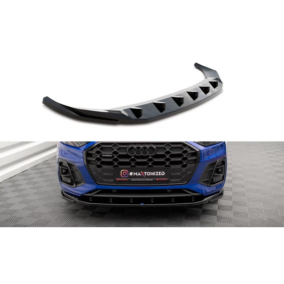 Első Splitter V.2 Audi SQ5 / Q5 S-Line SUV / Sportback Mk2 Facelift