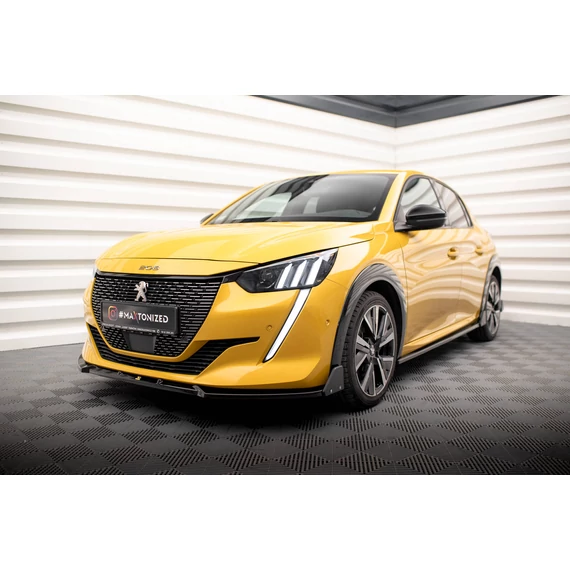 Első Splitter V.1 + Flaps Peugeot 208 GT Mk2