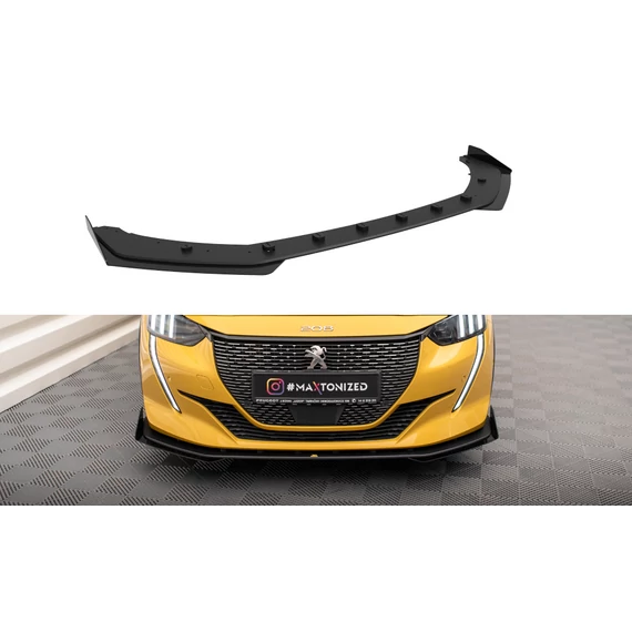 Street Pro Első Splitter + Flaps Peugeot 208 GT Mk2