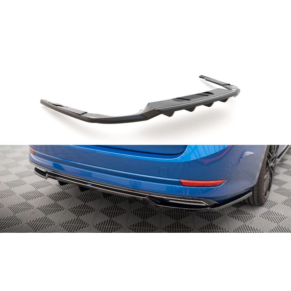Központi Hátsó Splitter (with vertical bars) Skoda Octavia Sportline Mk4