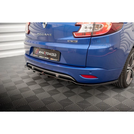 Központi Hátsó Splitter (with vertical bars) Renault Megane GT Line Grandtour Mk3 Facelift