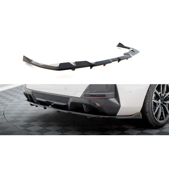 Központi Hátsó Splitter (with vertical bars) V.2 BMW i4 M-Pack G26