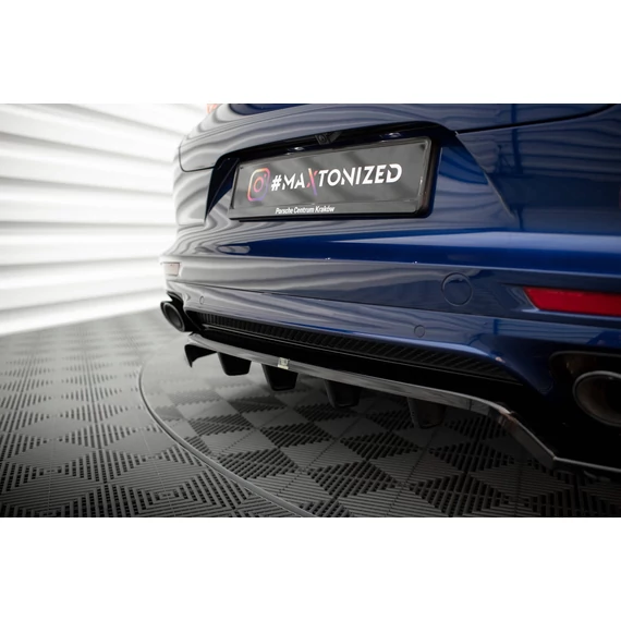 Központi Hátsó Splitter (with vertical bars) Porsche Panamera E-Hybrid 971 Facelift