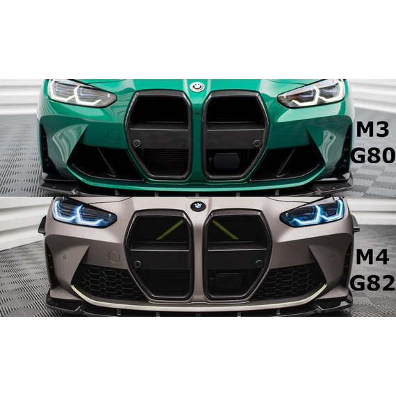 Carbon Fiber Front Grill BMW M4 G82  / M3 G80 - version with radar