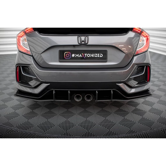Street Pro Hátsó Oldalsó Splitter Honda Civic Sport Mk 10 Facelift