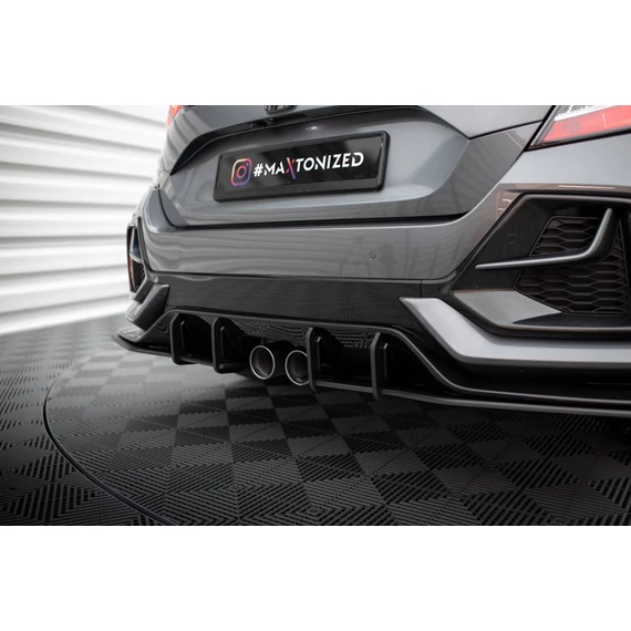 Street Pro Hátsó Oldalsó Splitter Honda Civic Sport Mk 10 Facelift