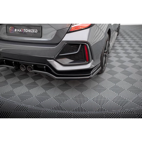 Központi Hátsó Splitter (with vertical bars) Honda Civic Sport Mk 10 Facelift