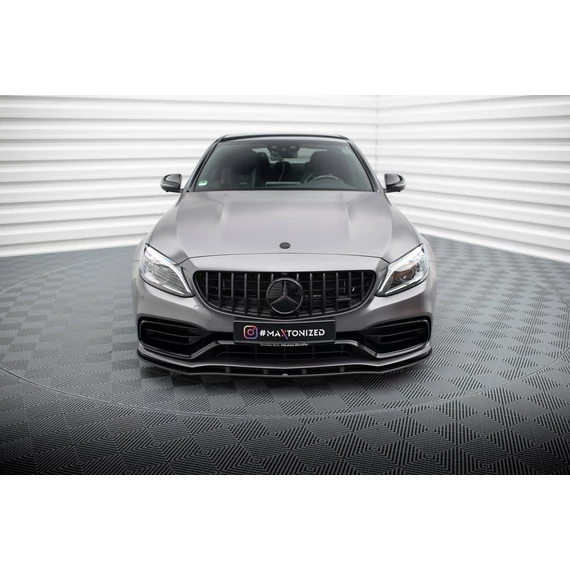 Street Pro Első Splitter Mercedes-AMG C63 Sedan / Estate W205 Facelift