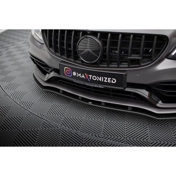 Street Pro Első Splitter Mercedes-AMG C63 Sedan / Estate W205 Facelift