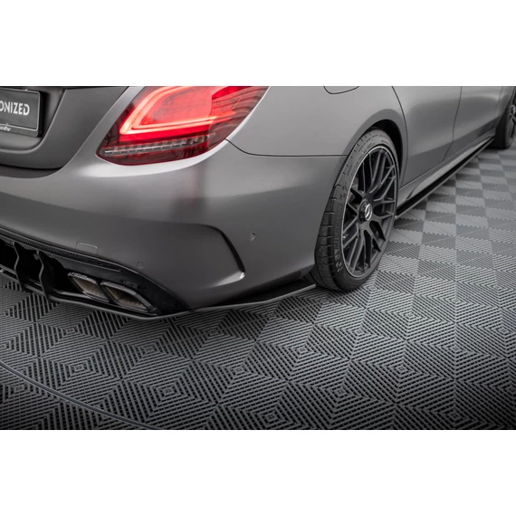 Street Pro Hátsó Oldalsó Splitter Mercedes-AMG C63 Sedan / Estate W205 Facelift