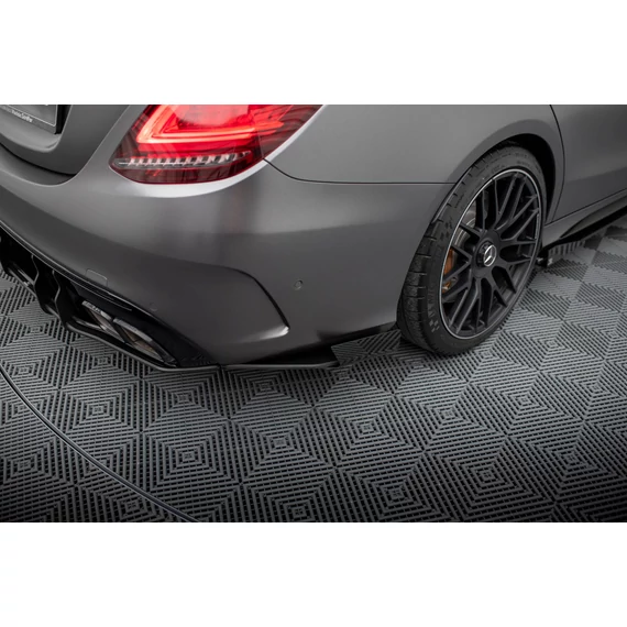 Street Pro Hátsó Oldalsó Splitter + Flaps Mercedes-AMG C63 Sedan / Estate W205 Facelift