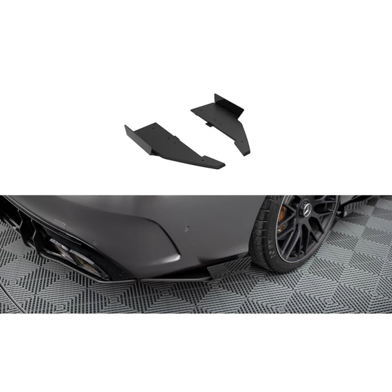 Street Pro Hátsó Oldalsó Splitter + Flaps Mercedes-AMG C63 Sedan / Estate W205 Facelift