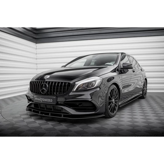 Street Pro Első Splitter Mercedes-Benz A AMG-Line W176 Facelift