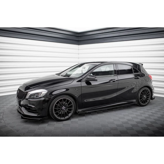 Street Pro Oldalsó szoknyák Diffúzorok + Flaps Mercedes-Benz A AMG-Line W176 Facelift