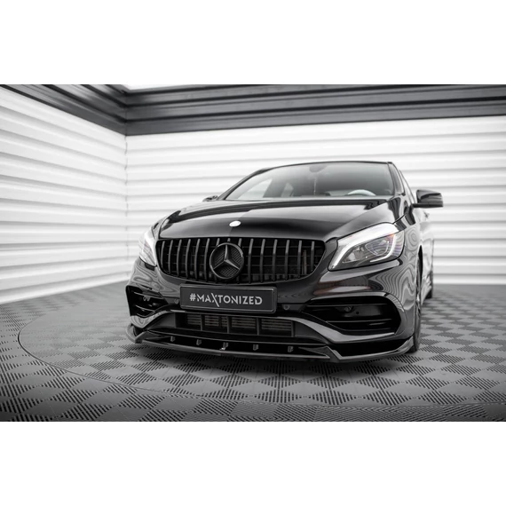 Első Splitter V.2 Mercedes-Benz A AMG-Line W176 Facelift