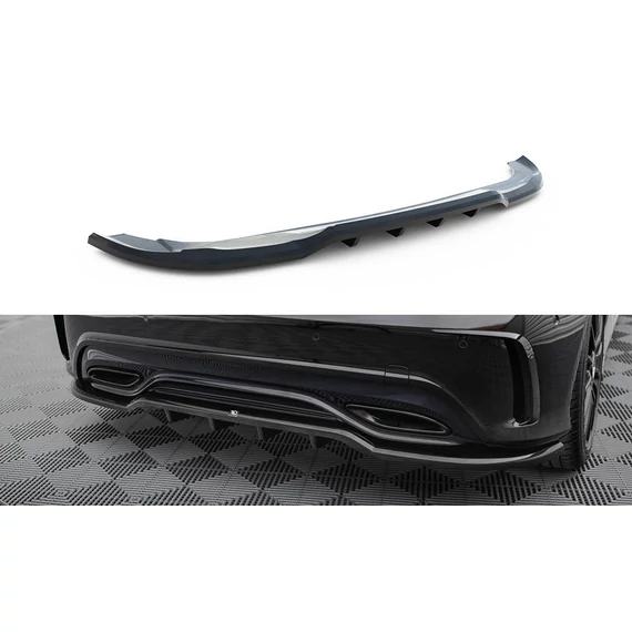 Központi Hátsó Splitter (with vertical bars) Mercedes-Benz A AMG-Line W176 Facelif
