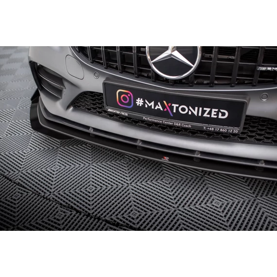 Street Pro Első Splitter + Flaps Mercedes-AMG C43 Coupe C205 Facelift