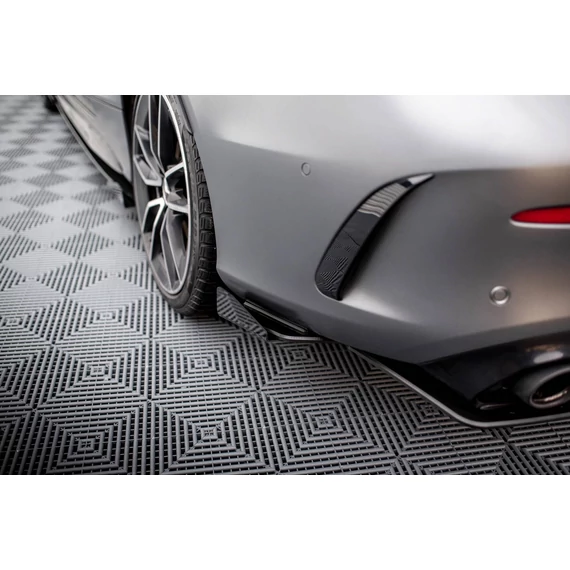 Street Pro Hátsó Oldalsó Splitter + Flaps Mercedes-AMG C43 Coupe C205 Facelift