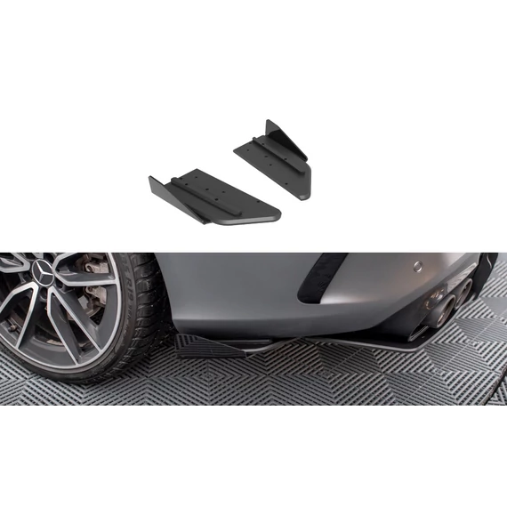 Street Pro Hátsó Oldalsó Splitter + Flaps Mercedes-AMG C43 Coupe C205 Facelift