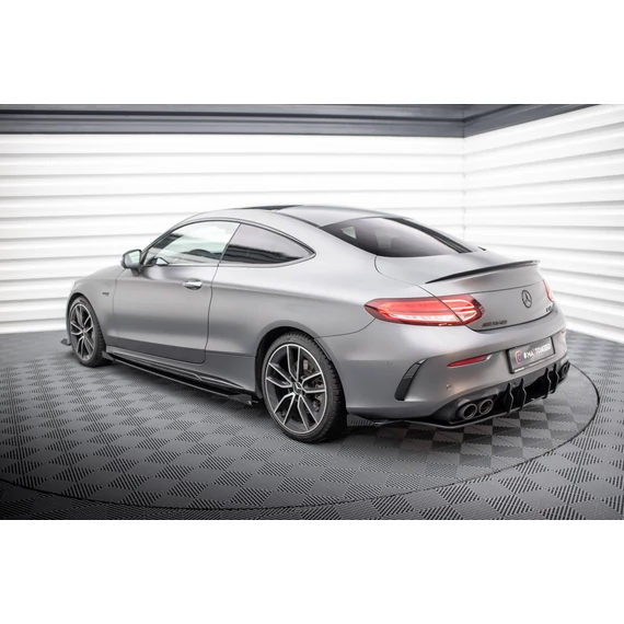 Street Pro Hátsó Oldalsó Splitter + Flaps Mercedes-AMG C43 Coupe C205 Facelift