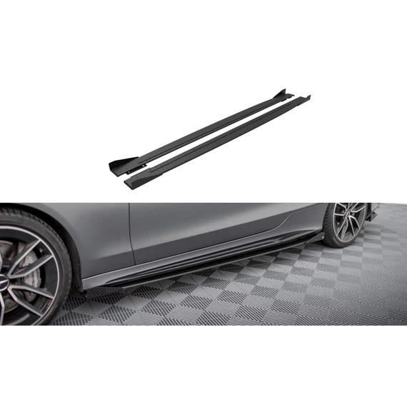 Street Pro Oldalsó szoknyák Diffúzorok + Flaps Mercedes-AMG C43 Coupe C205 Facelift
