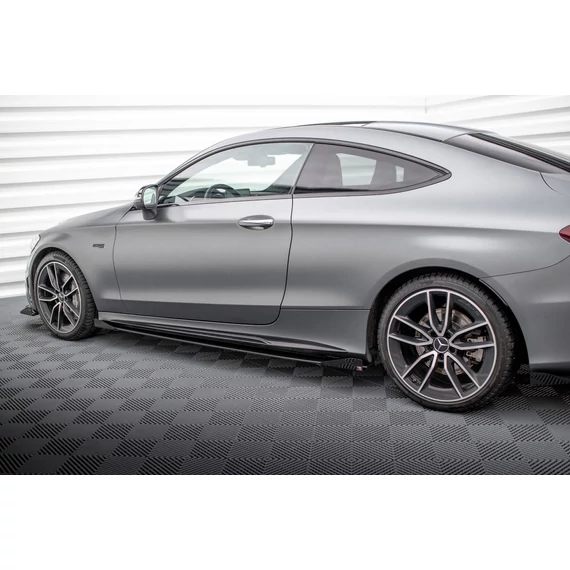 Street Pro Oldalsó szoknyák Diffúzorok + Flaps Mercedes-AMG C43 Coupe C205 Facelift