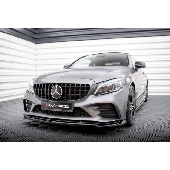 Első Splitter V.1 Mercedes-AMG C43 Coupe / Sedan C205 / W205 Facelift