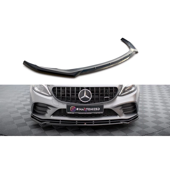 Első Splitter V.2 Mercedes-AMG C43 Coupe / Sedan C205 / W205 Facelift