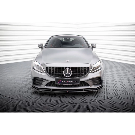 Első Splitter V.2 Mercedes-AMG C43 Coupe / Sedan C205 / W205 Facelift