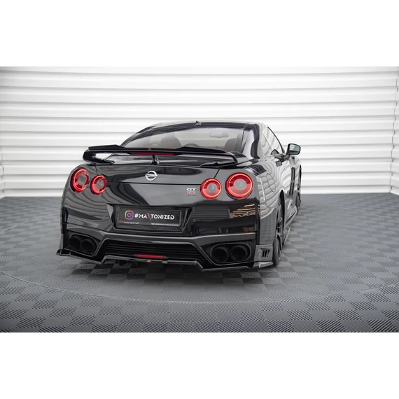 Központi Hátsó Splitter (with vertical bars) Nissan GTR R35 Facelift