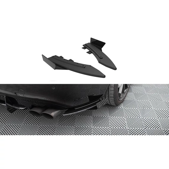Street Pro Hátsó Oldalsó Splitter + Flaps Audi S5 / A5 S-Line Coupe / Cabriolet 8T