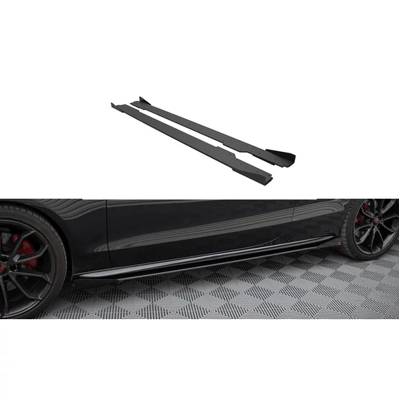 Street Pro Oldalsó szoknyák Diffúzorok + Flaps Audi A5 / A5 S-Line / S5 Coupe / Cabrio 8T / 8T Facelift
