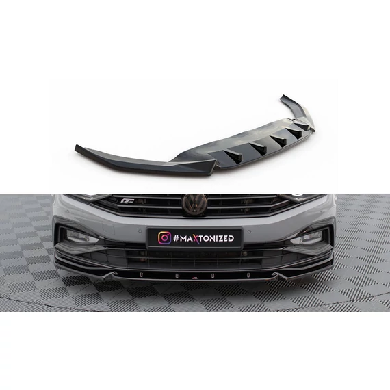 Első Splitter V.1 Volkswagen Passat R-Line B8 Facelift