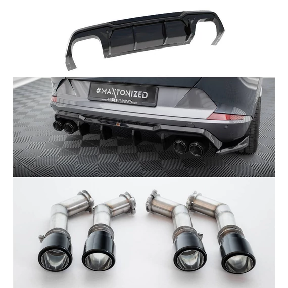 Hátsó Diffúzorok V.3 + Exhaust Tips Cupra Formentor VZ Mk1