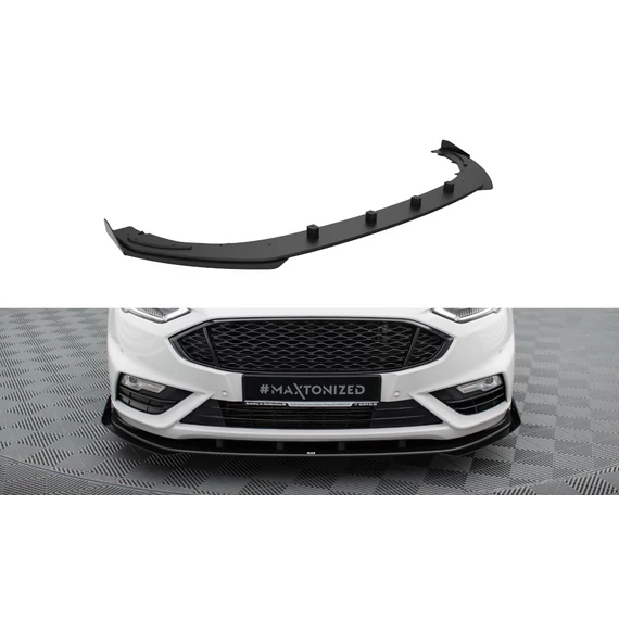 Street Pro Első Splitter + Flaps Ford Mondeo Sport Mk5 Facelift / Fusion Sport Mk2 Facelift