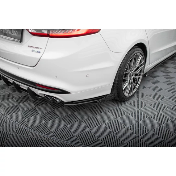 Street Pro Hátsó Oldalsó Splitter + Flaps Ford Mondeo Sport Mk5 Facelift / Fusion Sport Mk2 Facelift