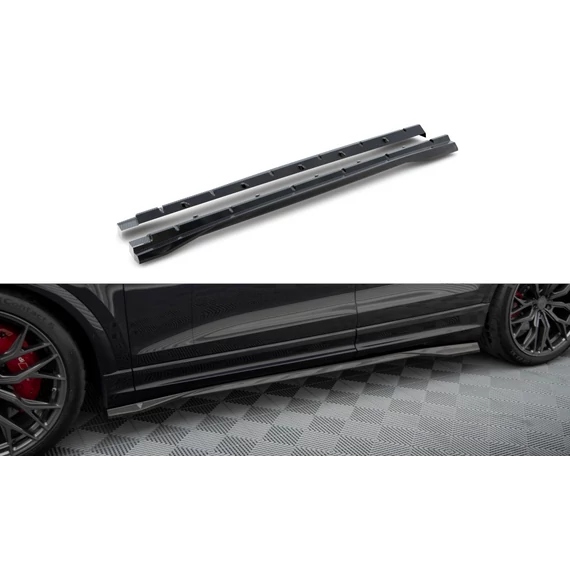 Carbon Fiber Oldalsó szoknyák Diffúzorok Audi RSQ8 Mk1