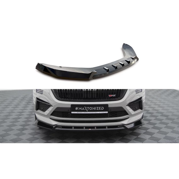 Első Splitter V.1 Skoda Kodiaq RS Mk1 Facelift
