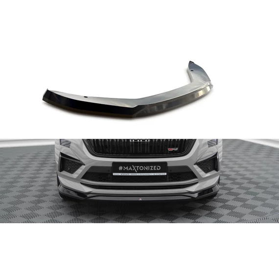Első Splitter V.2 Skoda Kodiaq RS Mk1 Facelift