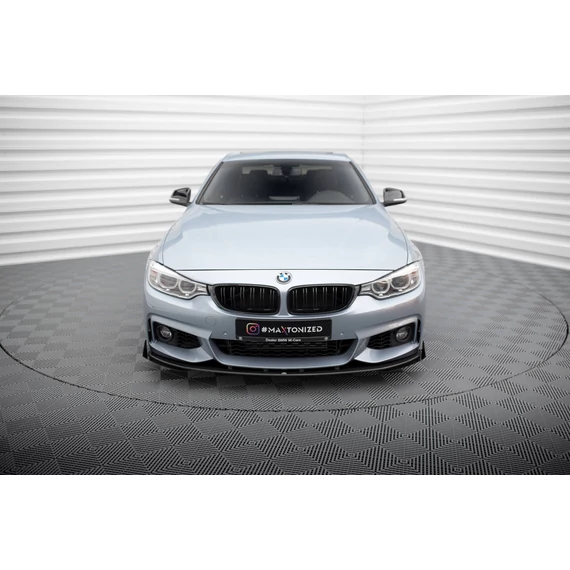 Street Pro Első Splitter + Flaps BMW 4 Coupe M-Pack F32